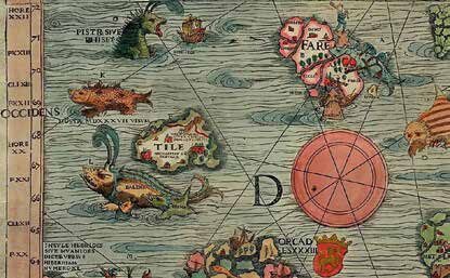 Il Lago d'Averno con Enea e la Sibilla Cumana