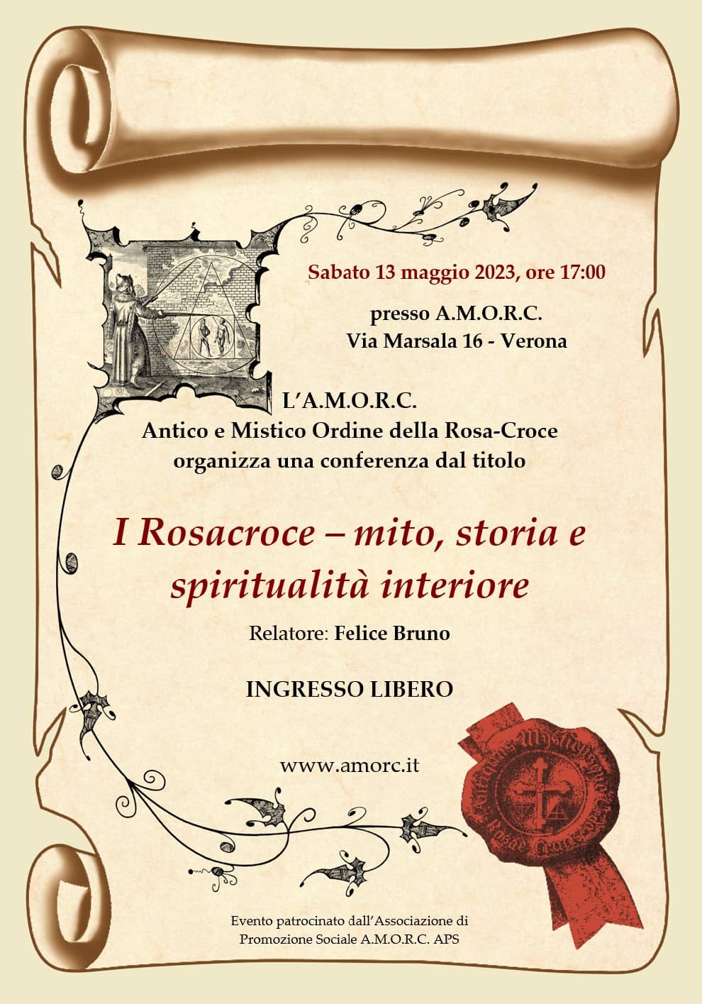 AMORC Verona evento 13 05 2023