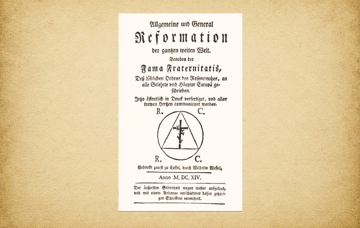 Frontespizio della Fama Fraternitatis, 1614