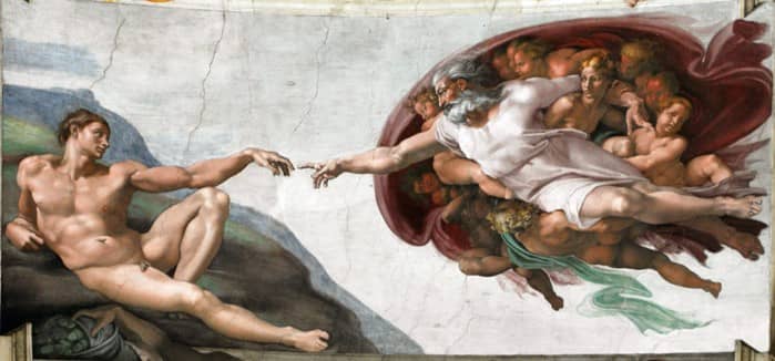 2 Creazione di Adamo - Michelangelo